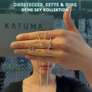 SKY Kette – Strahle mit echten Edelsteinen! 3 Farbvarianten