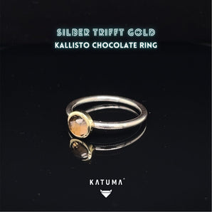 Edelsteinring KALLISTO Chocolate Rauchquarz