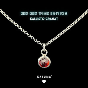 COCO Granat Edelsteinkette Sterlingsilber