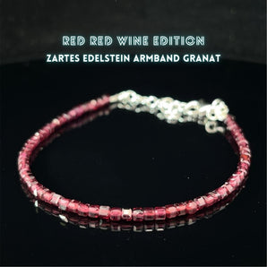 zartes Edelsteinarmband Granat