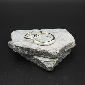 Facettenring M Silber